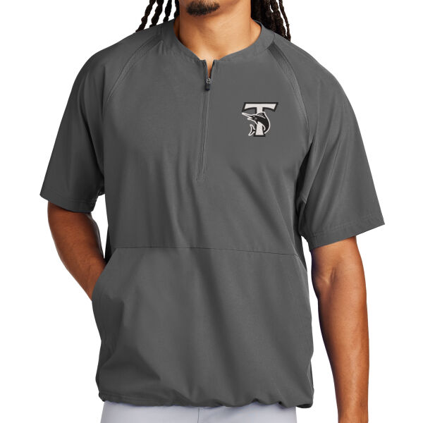 Sport-Tek® Repeat 1/2-Zip Short Sleeve Adult Jacket Thumbnail